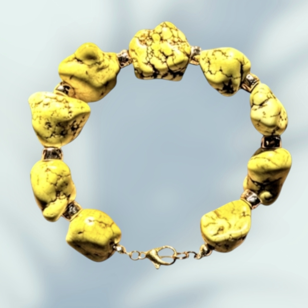 Howlite Stones Bracelet - Picture 3 of 6